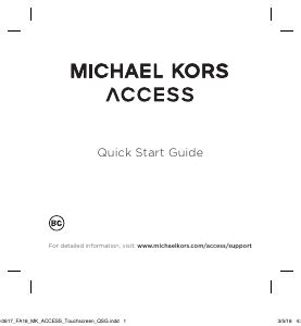 michael kors manual